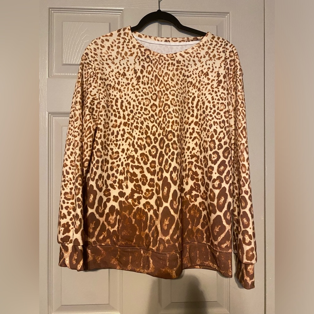 Leopard Print Sweatshirt